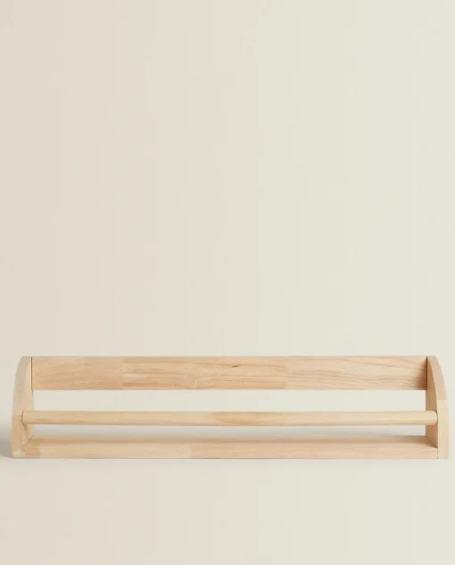ZARA Home Wooden Shelf With Front Bar