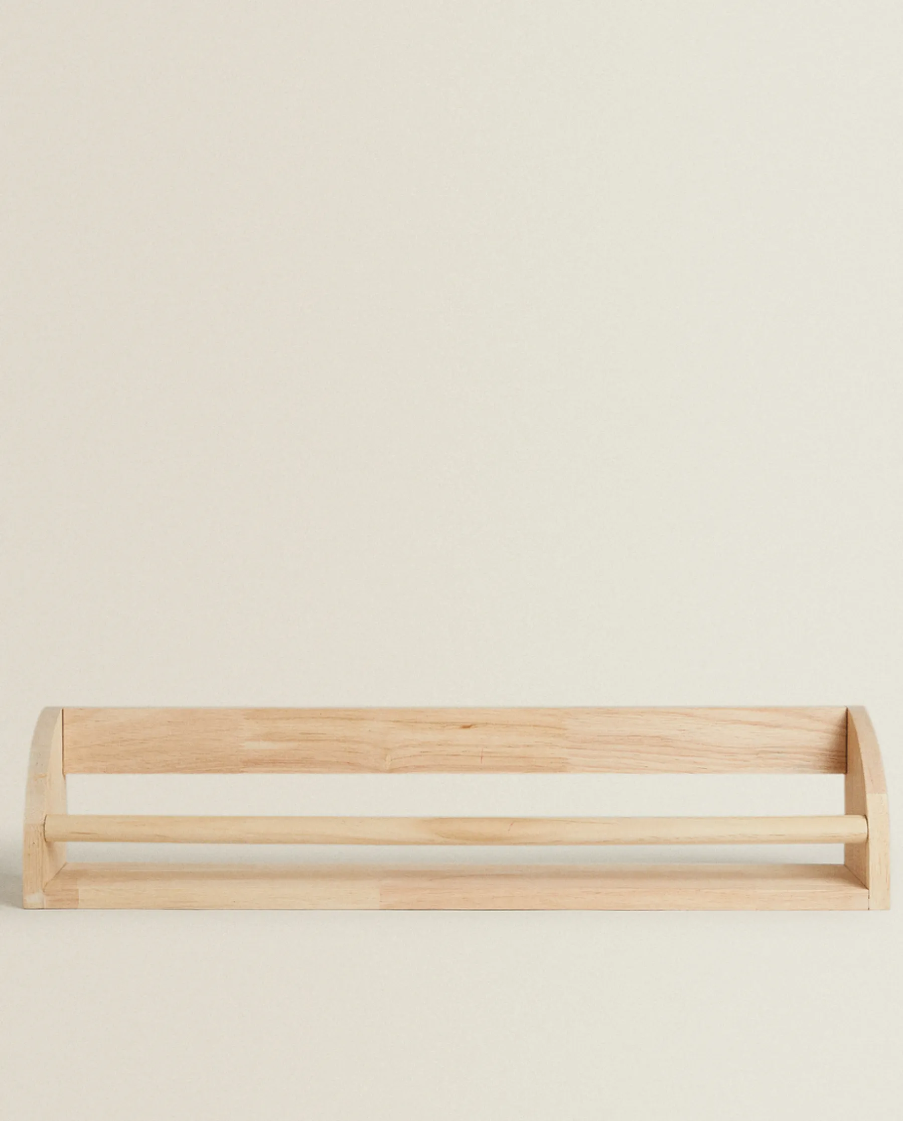 ZARA Home Wooden Shelf With Front Bar