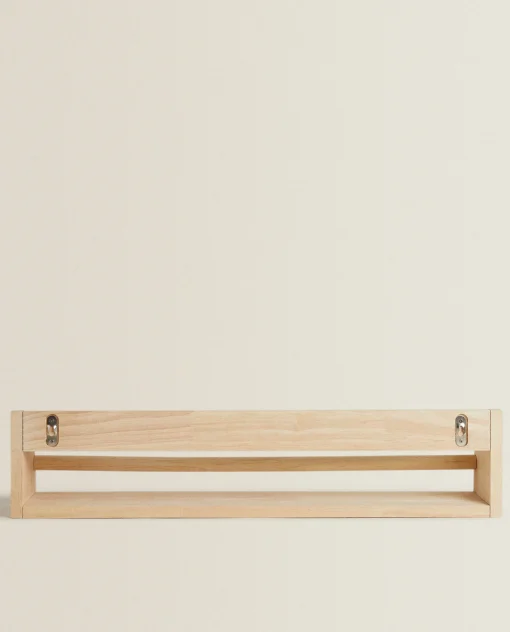 ZARA Home Wooden Shelf With Front Bar