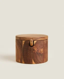ZARA Home Wooden Sugar Bowl