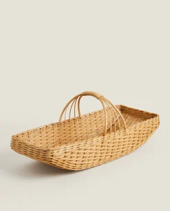ZARA Home Woven Rattan Hamper