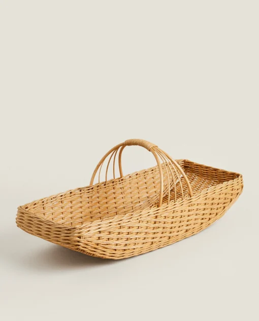 ZARA Home Woven Rattan Hamper